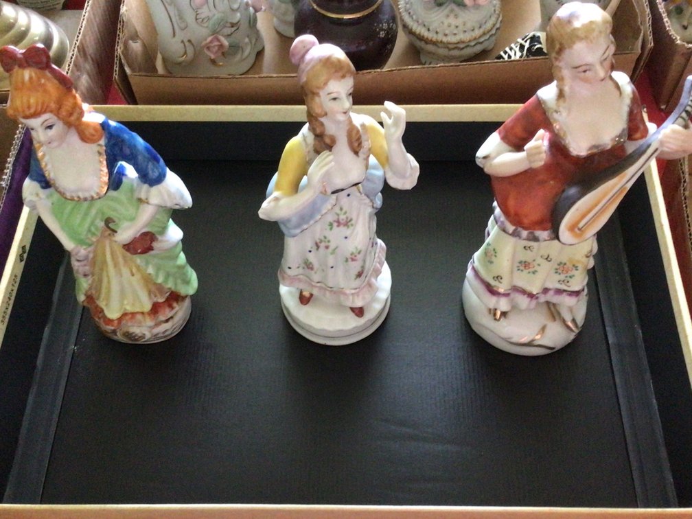 Image for 3 piece 8 “ figurines Occupied Japan