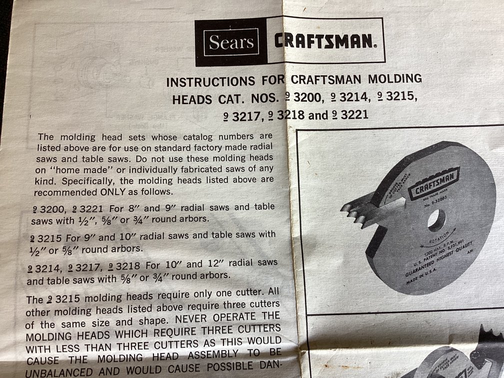Image for Craftsman Blades and Comet Dado