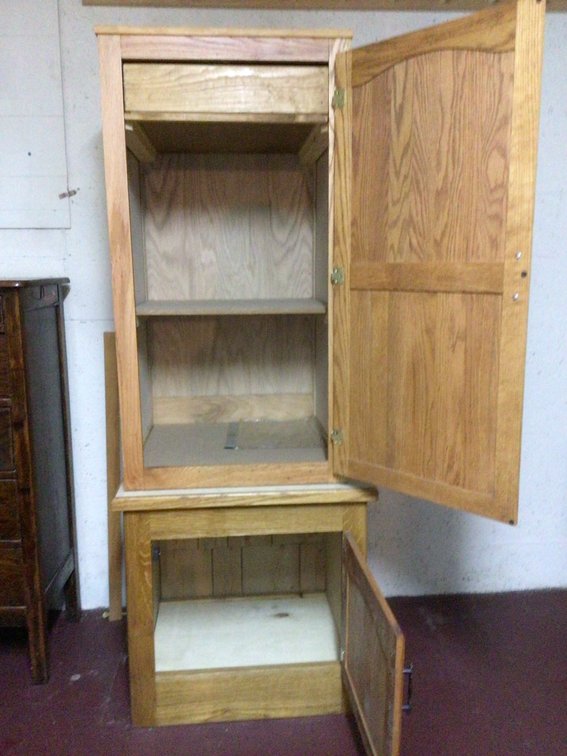 Image for Oak storage cabinet