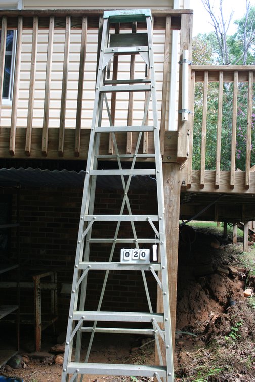 Image for Aluminum Step Ladder - 10 Ft