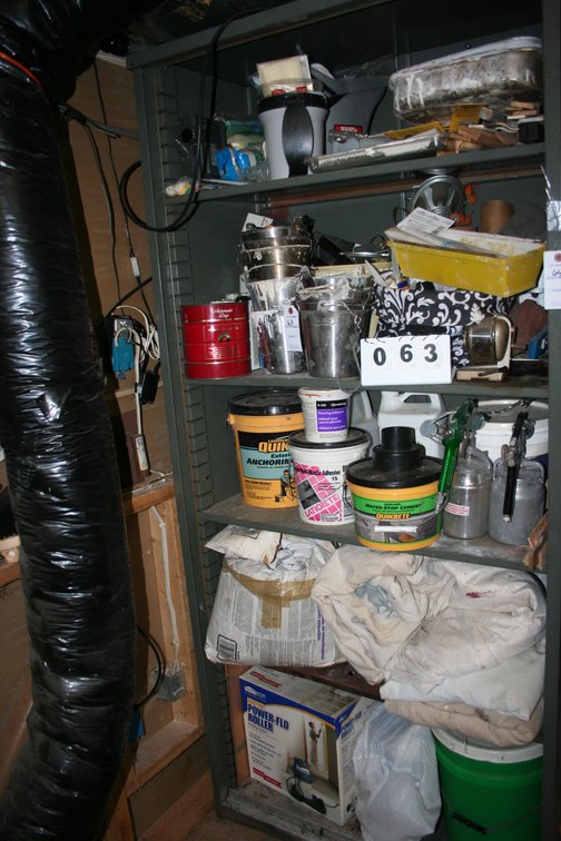 Image for Paint Supplies - Content's of Shelves Only