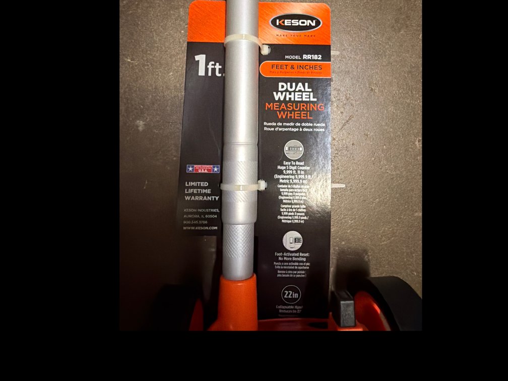 Image for Keson Dual wheel measuring wheel