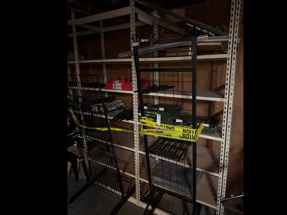 Image for Display racks and contents of shelf