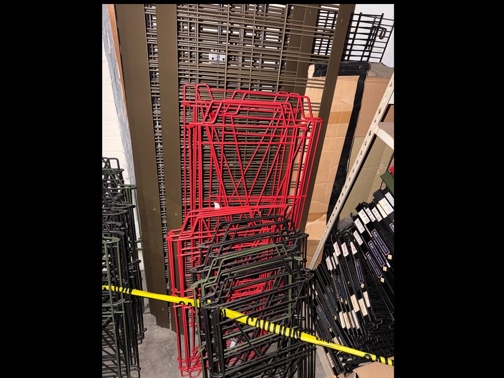 Image for Display racks and contents of shelf