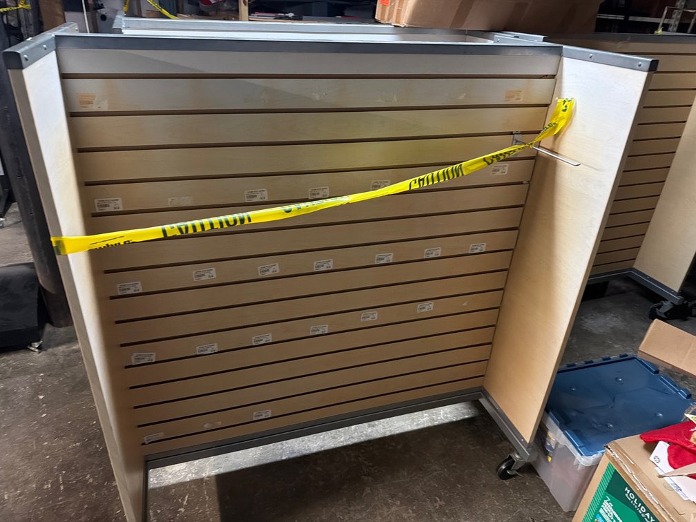 Image for Three wood display racks