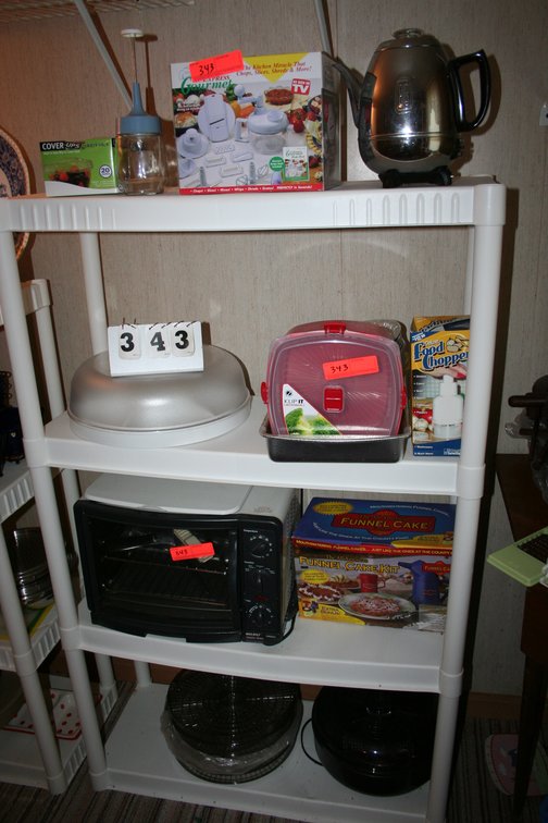 Image for Toaster oven, kitchen items, shelf