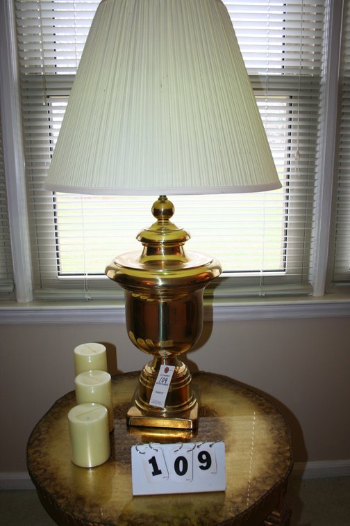 Image for Brass table lamp