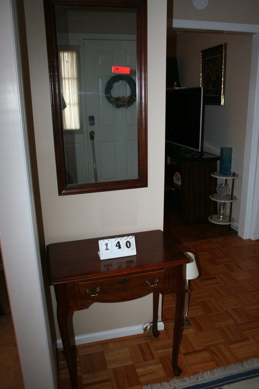 Image for Queen Anne style table and wall mirros 19