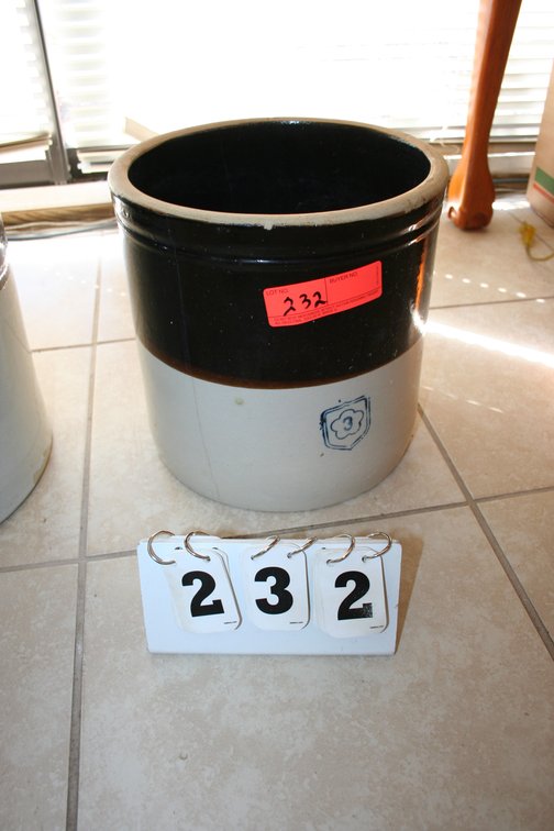 Image for 3 gallon stone crock  (Nice)