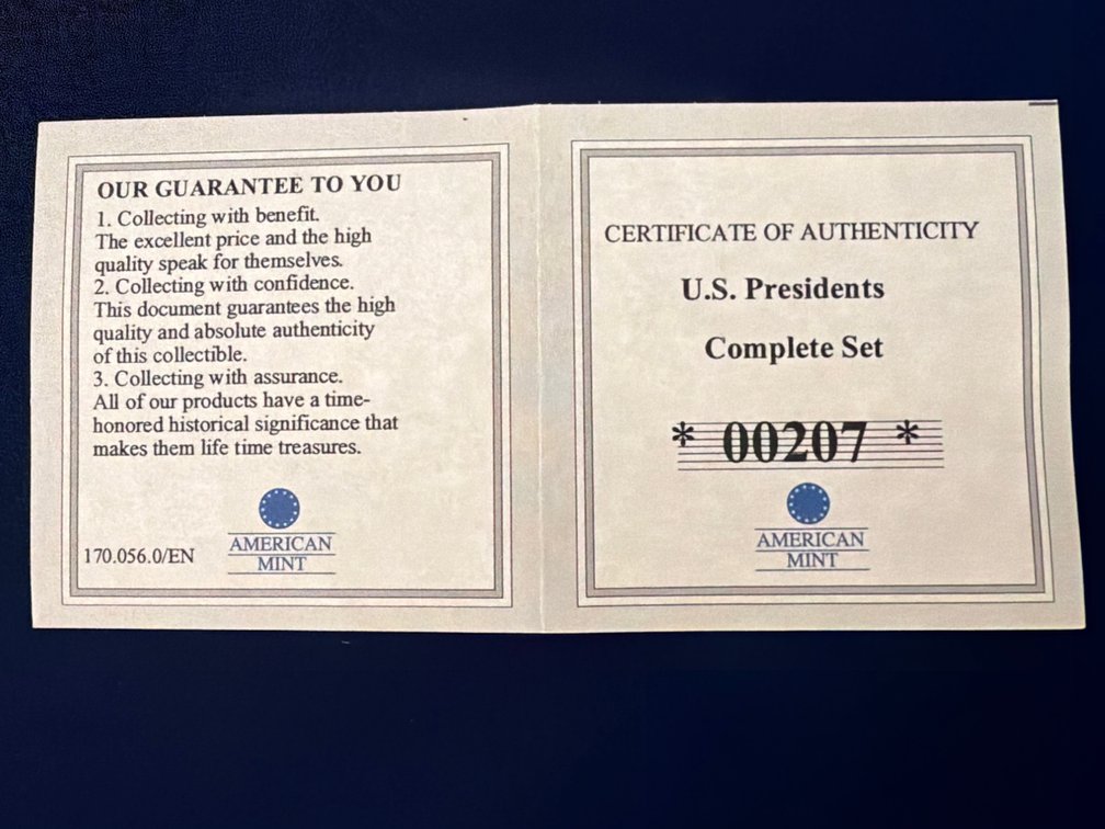 Image for Commemorative Collection Pad Print Coins