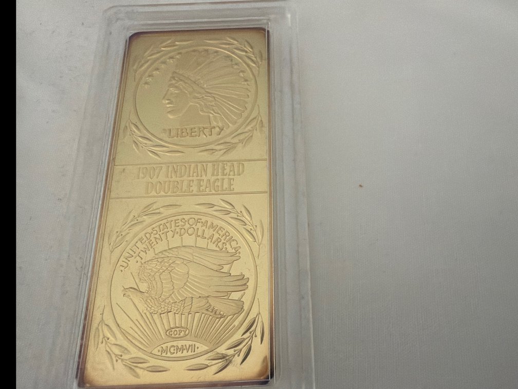 Image for Collection of  24K Gold Plated Ingots