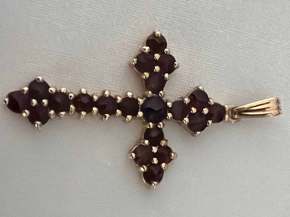 Image for 14K Yellow Gold, Cross Style Pendant
