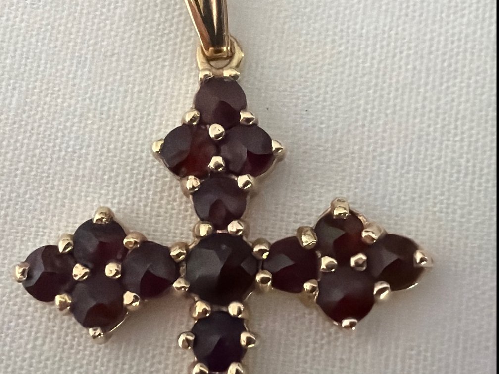 Image for 14K Yellow Gold, Cross Style Pendant