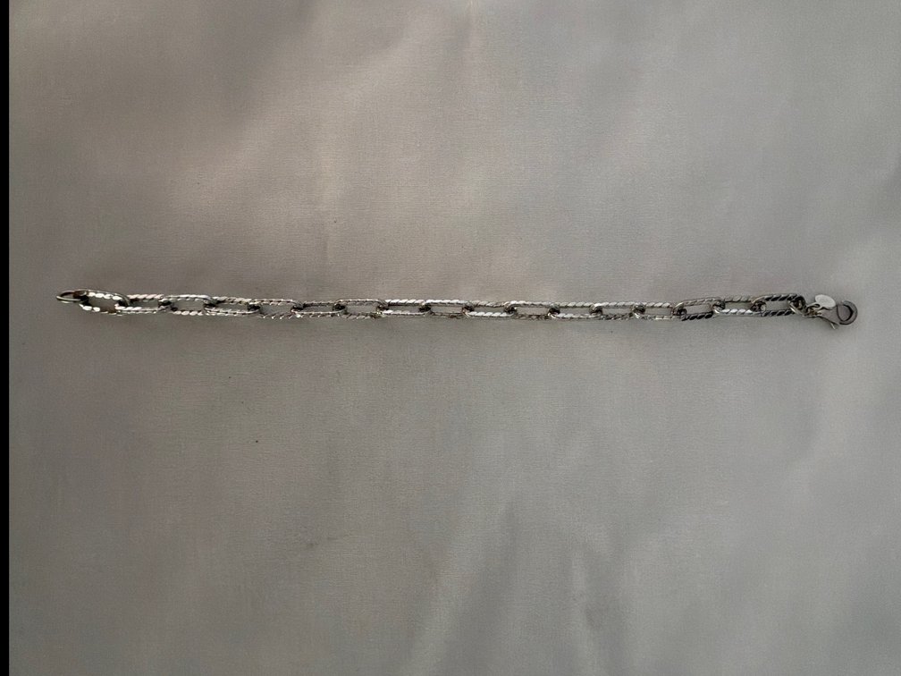 Image for 14K White Gold, 7.5 inch long, Bracelet