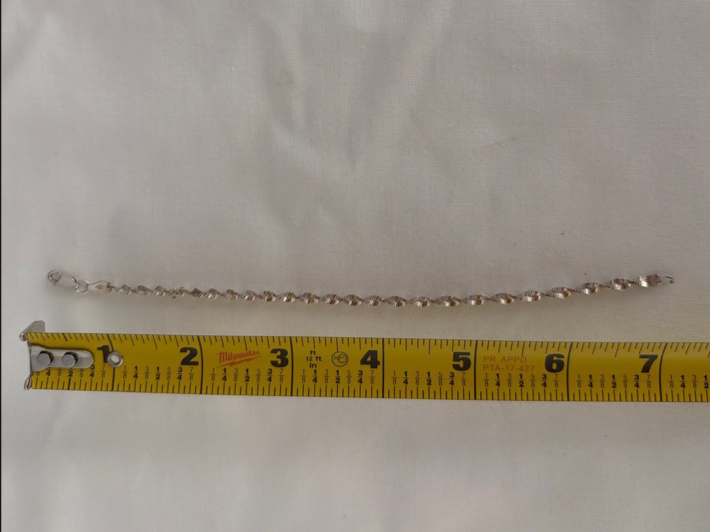 Image for Sterling Silver 7.5 inch long Bracelet