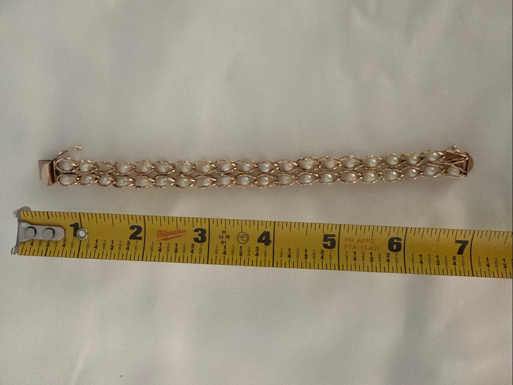 Image for 14K Yellow Gold, 7.0 inch long Double Strand 