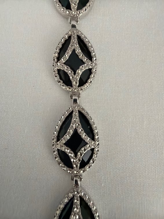 Image for Sterling Silver suite of Earring, Pendant, Bracelet,
