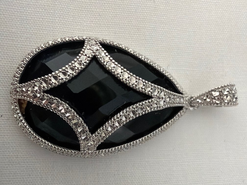 Image for Sterling Silver suite of Earring, Pendant, Bracelet,