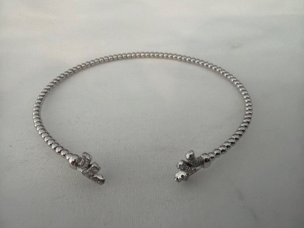 Image for 14K White Gold Cuff Bracelet,