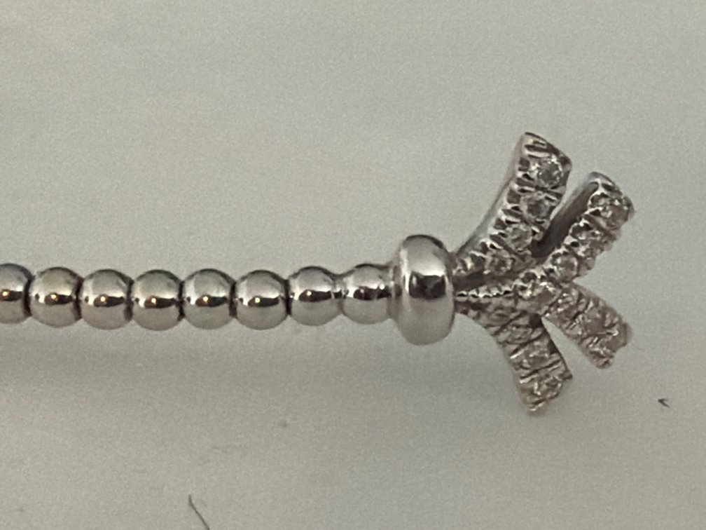 Image for 14K White Gold Cuff Bracelet,
