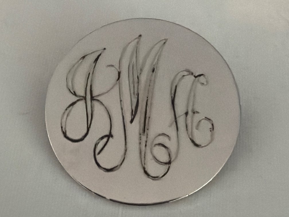 Image for Sterling Silver Disc pin mounting