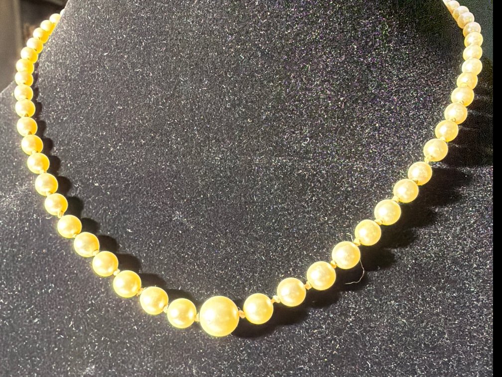 Image for 16 Inch Long, Strand of Graduated Cultured Pearls