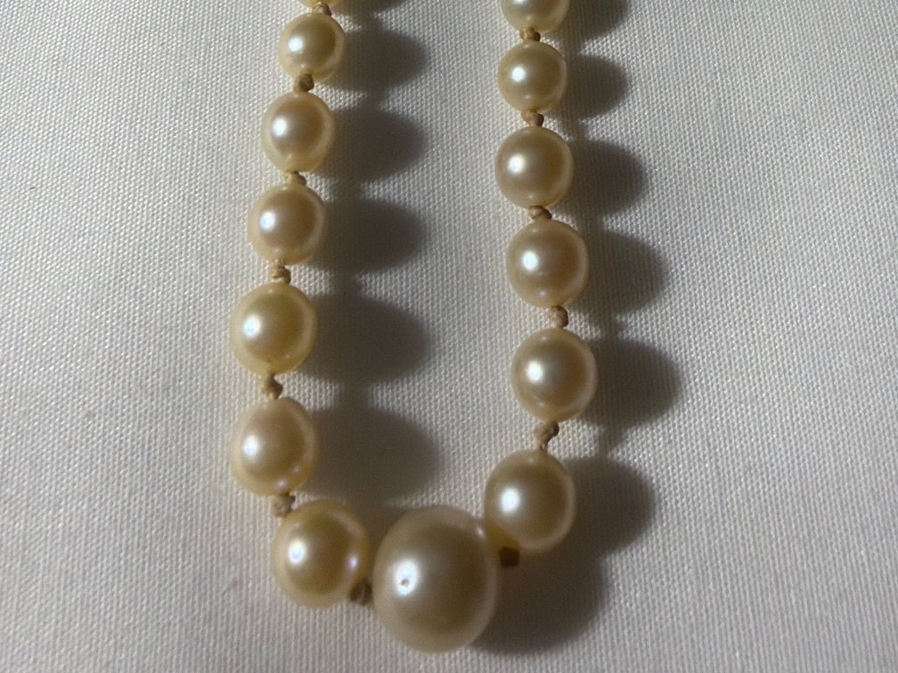 Image for 16 Inch Long, Strand of Graduated Cultured Pearls