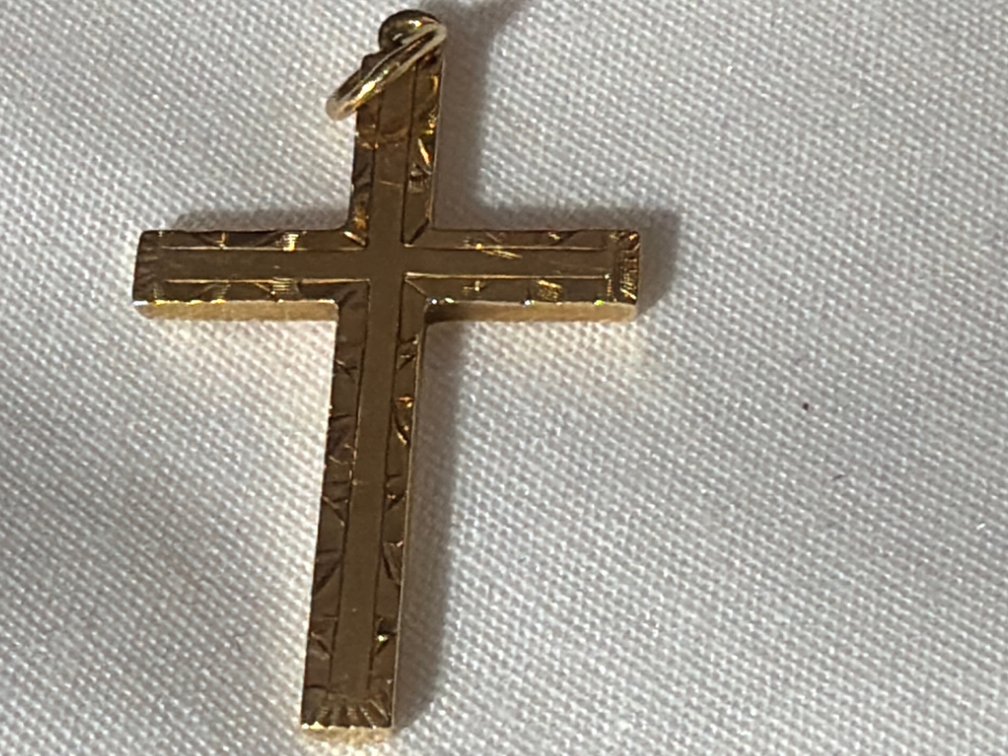 Image for 14K 17.0 mm by 28.0 mm Cross Pendant