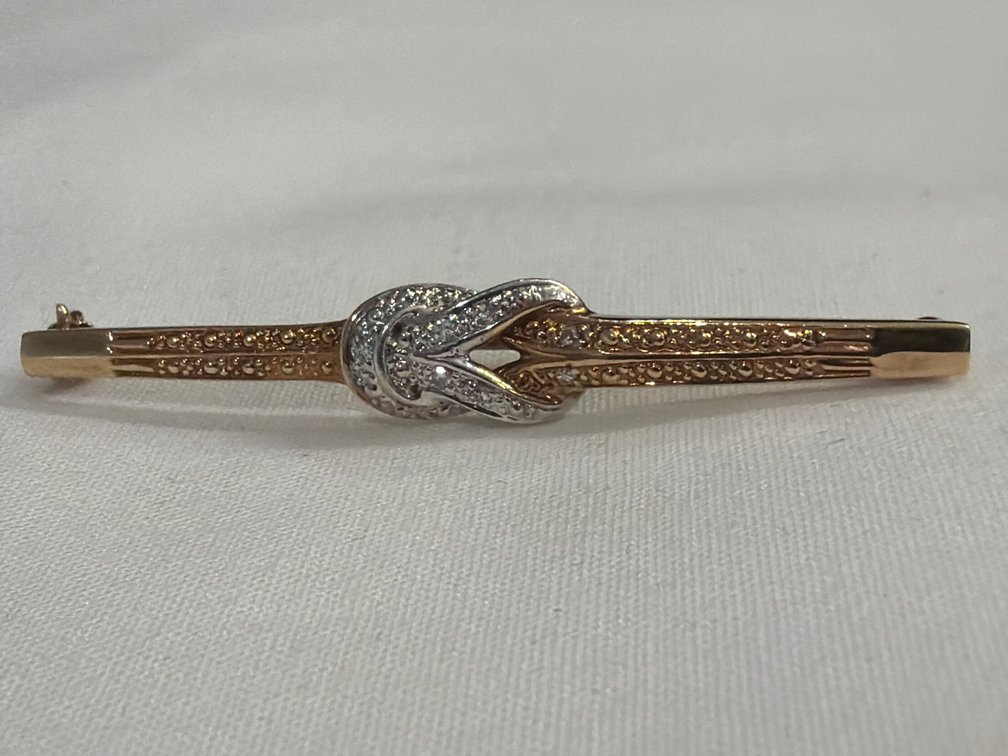 Image for 14K Yellow Gold, 50 mm long, 4.0 mm wide, Bar Pin
