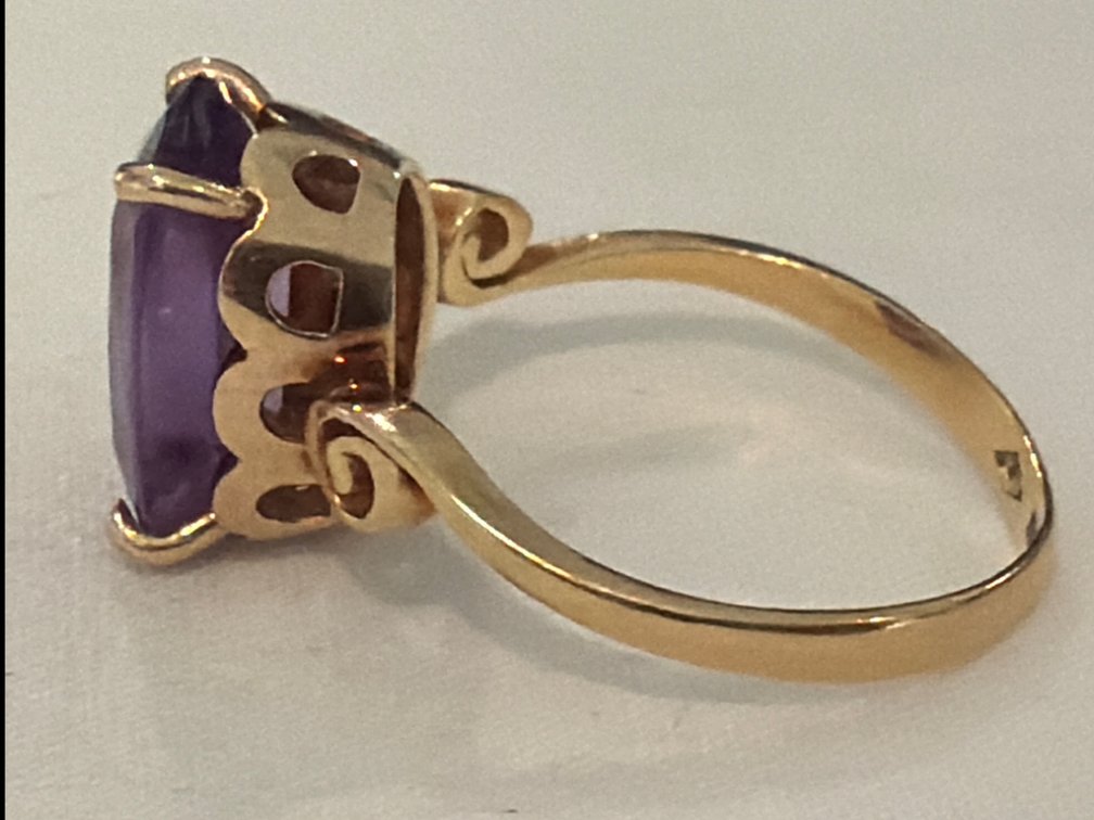 Image for 14K Yellow Gold, 4 Prong Ring Mounting