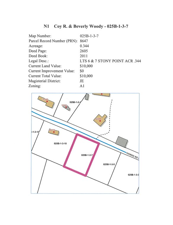 Image for NJ1 - 0.344 acre +/- on Hawke Road, Lots 6 and 7 Stony Point