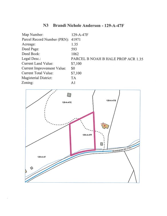 Image for NJ3 - 1.35 acre +/- on Morrison Road, Parcel B, Noah B. Hale property