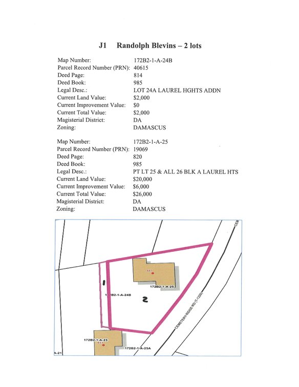 Image for JS1 - off of Cemetery Ridge Road, Damascus  (2 lots)