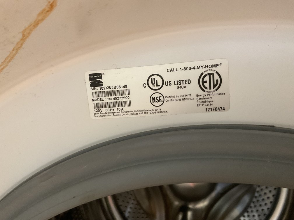 Image for Kenmore Front Load Washer