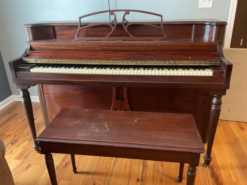 Image for Betsy Ross Spinet Piano by Lester