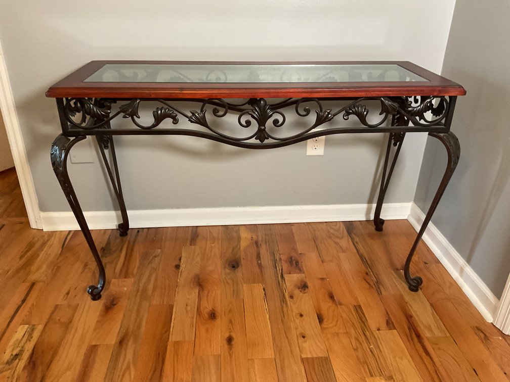 Image for Glass Top Hall Table