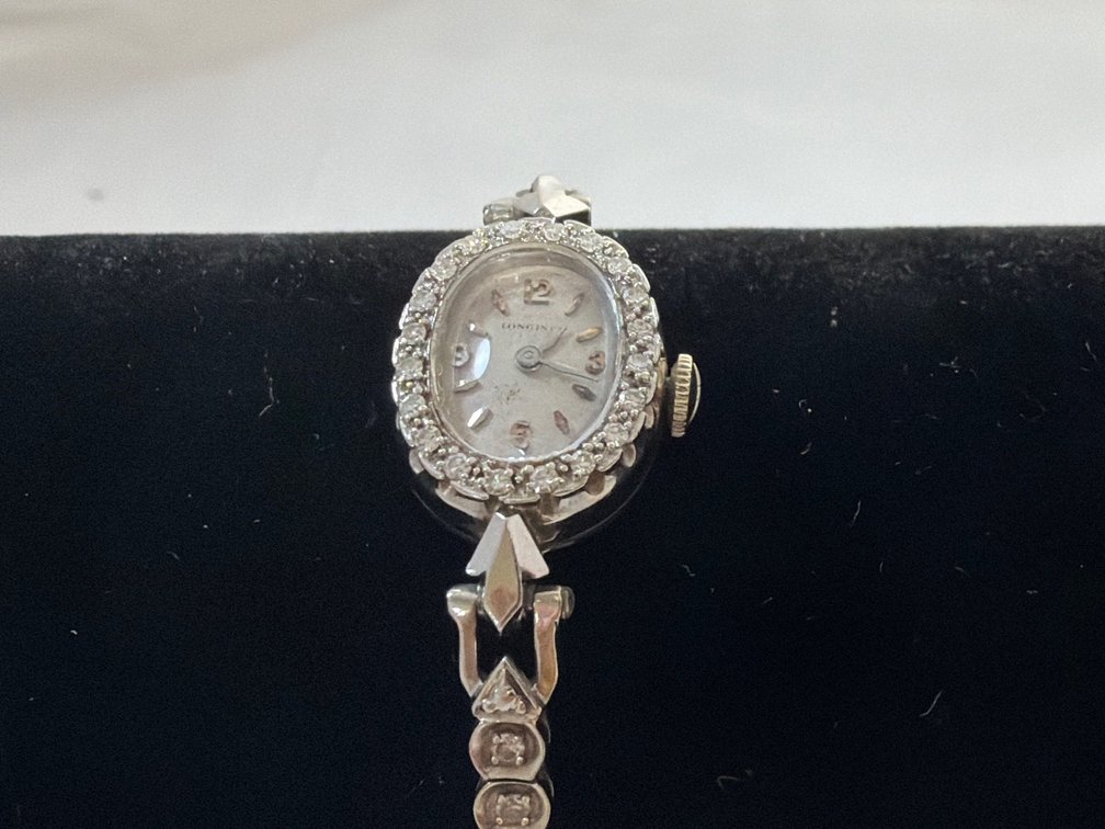 Image for Ladies 14K White Gold Wrist Watch