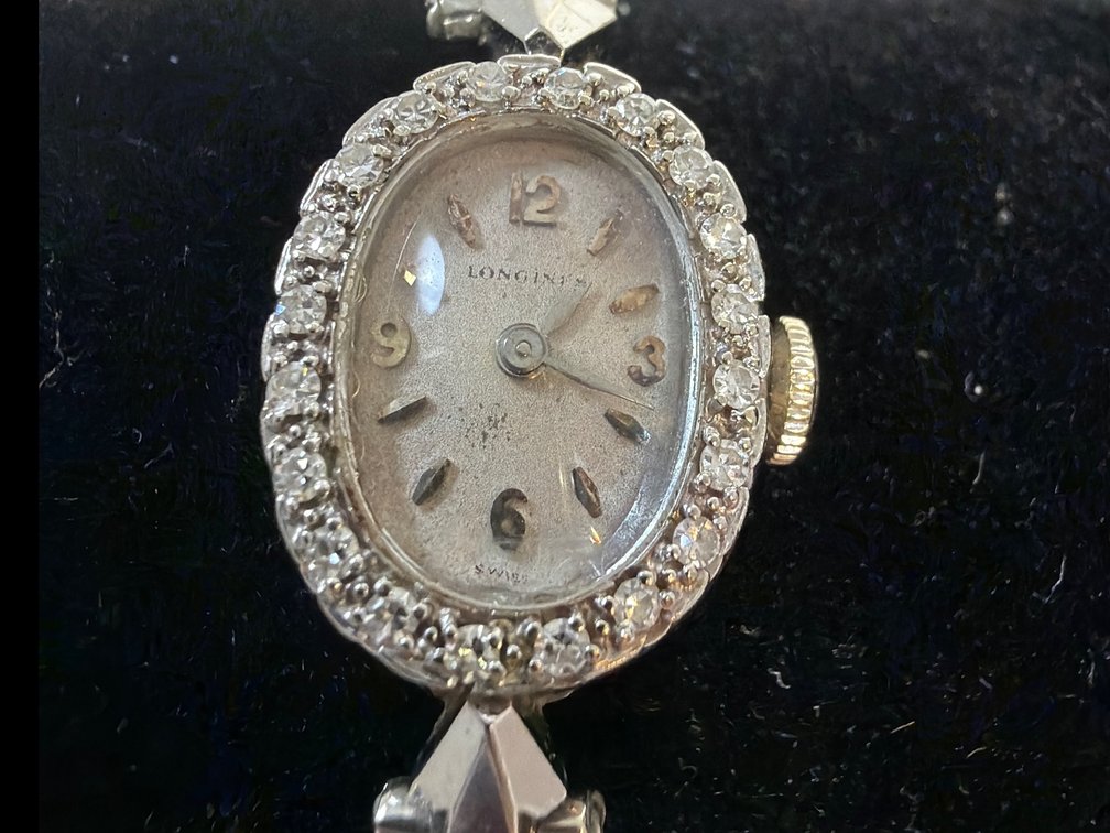 Image for Ladies 14K White Gold Wrist Watch