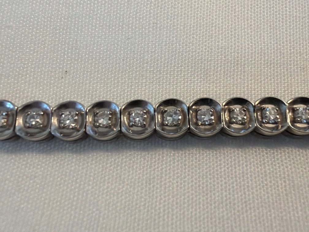 Image for Ladies 14K White Gold Wrist Watch