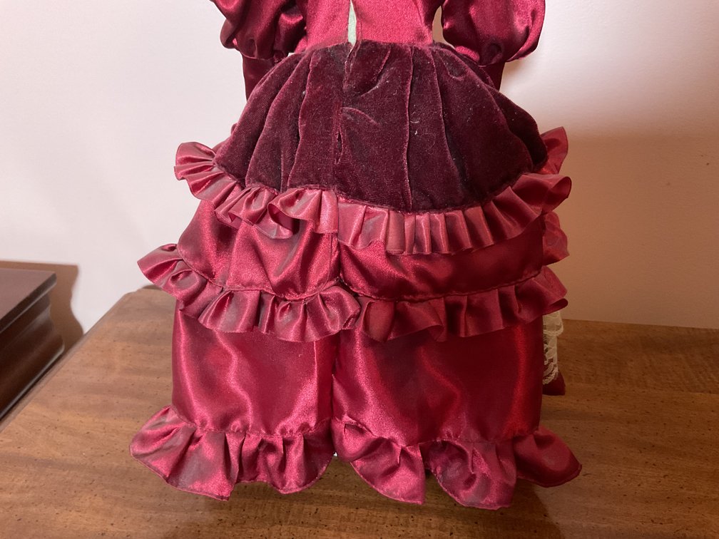 Image for Porcelain Doll on Stand