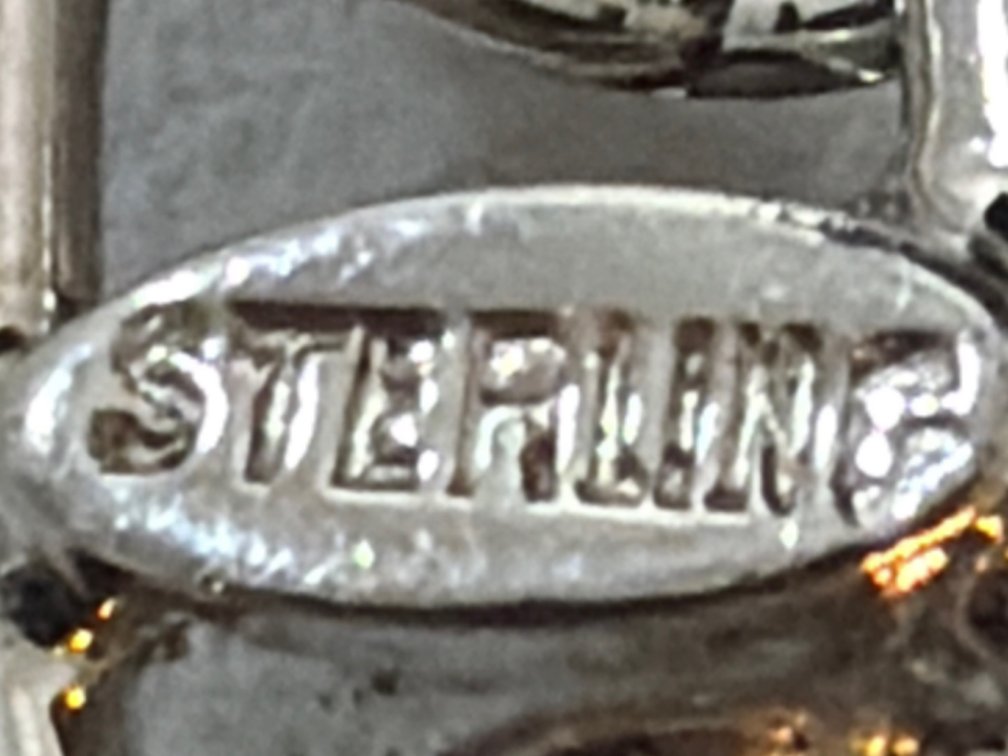 Image for Sterling Silver Double Wire Circle Pin  ( matches lot 45B )