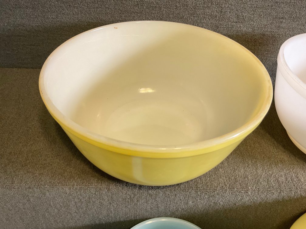 Image for Glasbake Bowls and 1 Pyrex