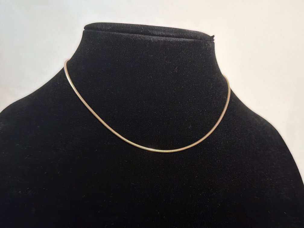 Image for 14K Yellow Gold, 15 inch Long Neck Chain
