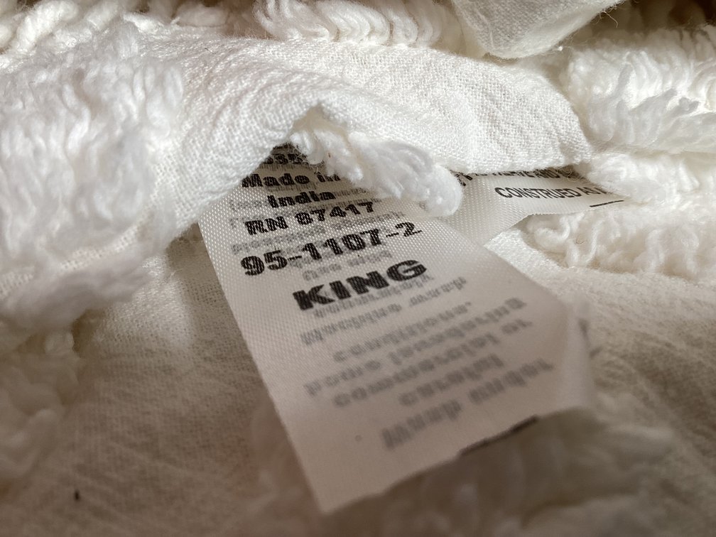 Image for Cotton Chinelle King Bedspread