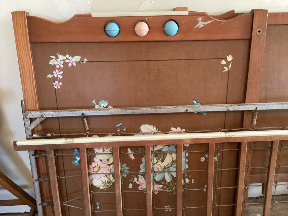 Image for Vintage Crib and High Chair