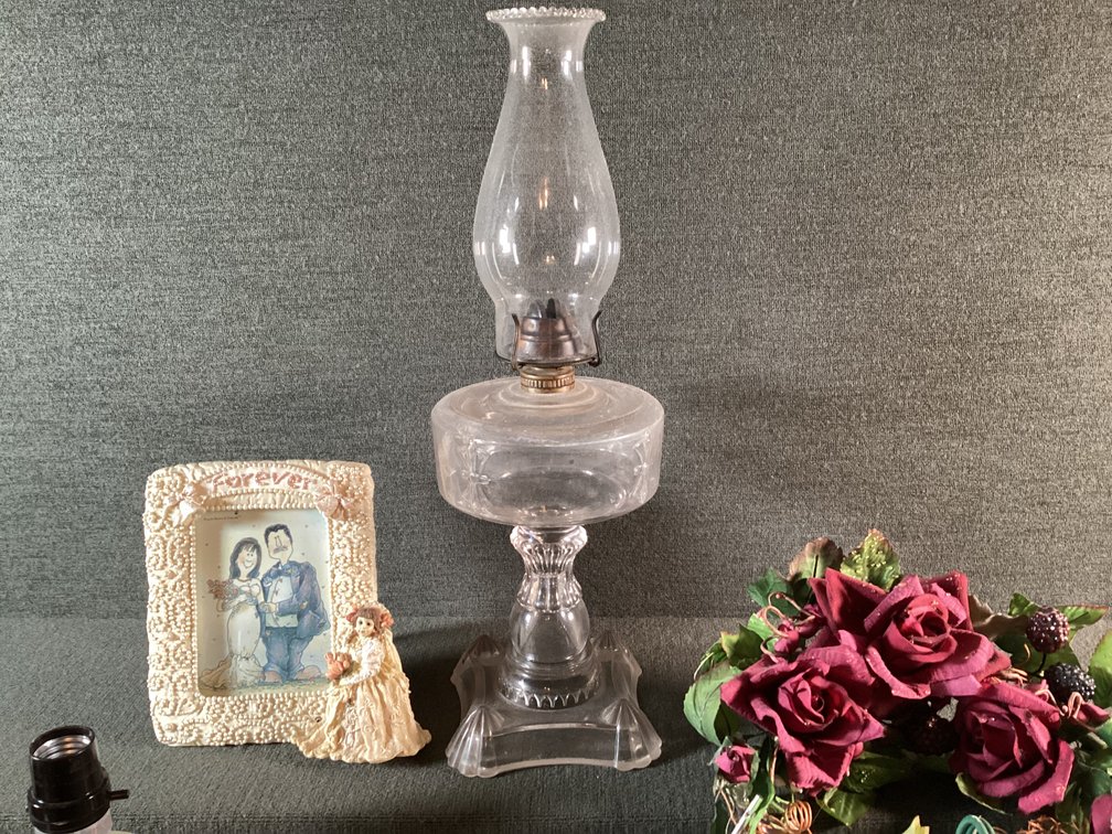 Image for Antique Oil Lamp & More