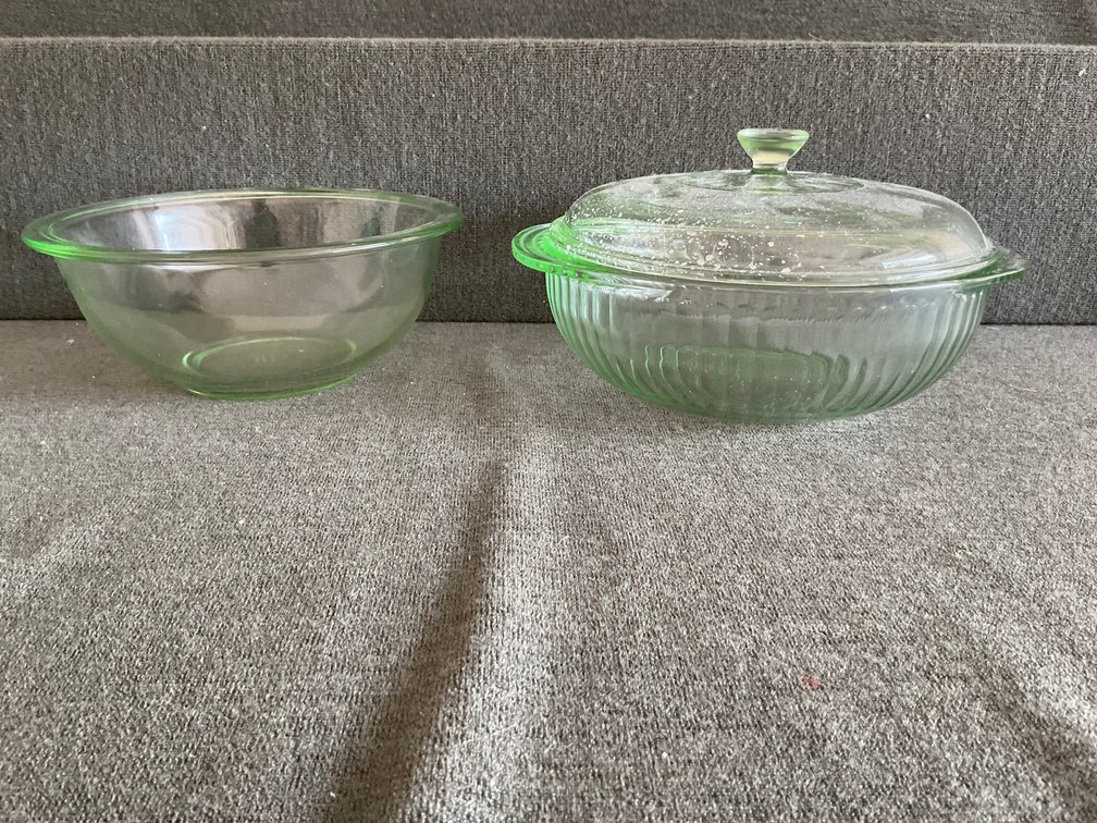 Image for Depression Glass Serving Bowls