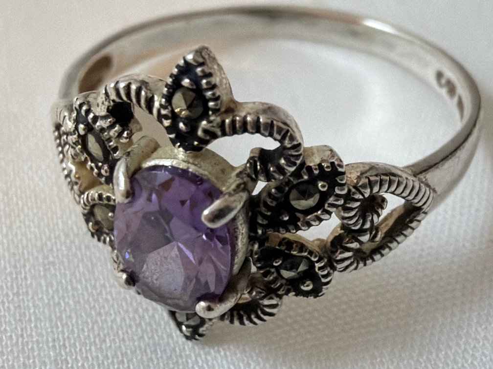 Image for Sterling silver heart ring