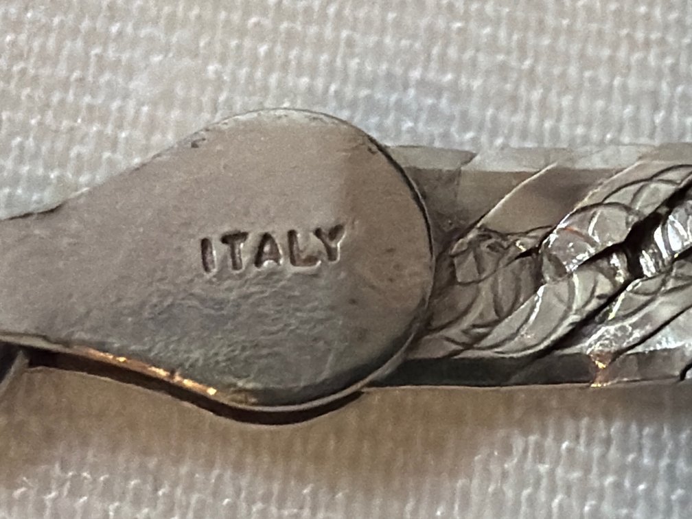 Image for Italy, Sterling silver necklace
