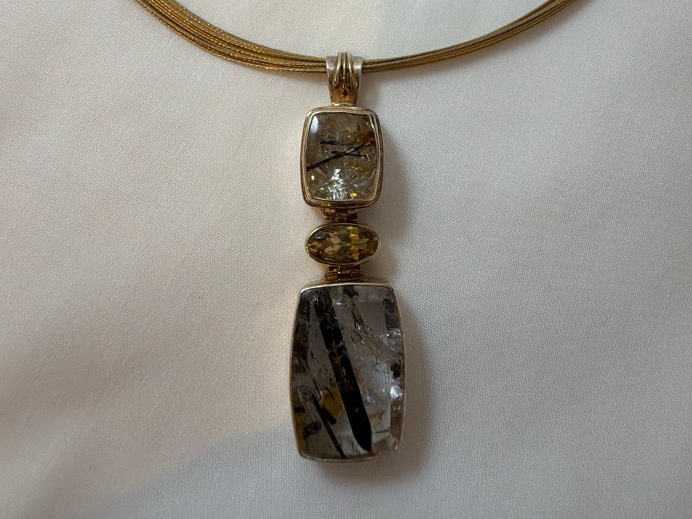 Image for Sterling Silver & Yellow Gold Neckless
